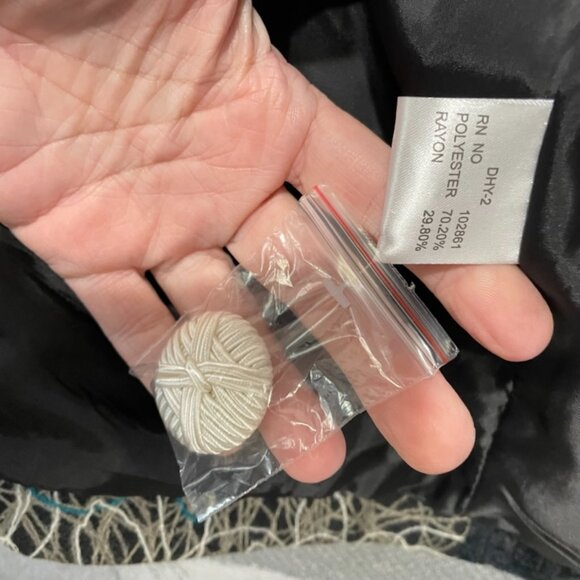 Anthropologie Dor Dor Couture Boho Coat Avant Garde Embroidered Brocade Velvet - Picture 4 of 13